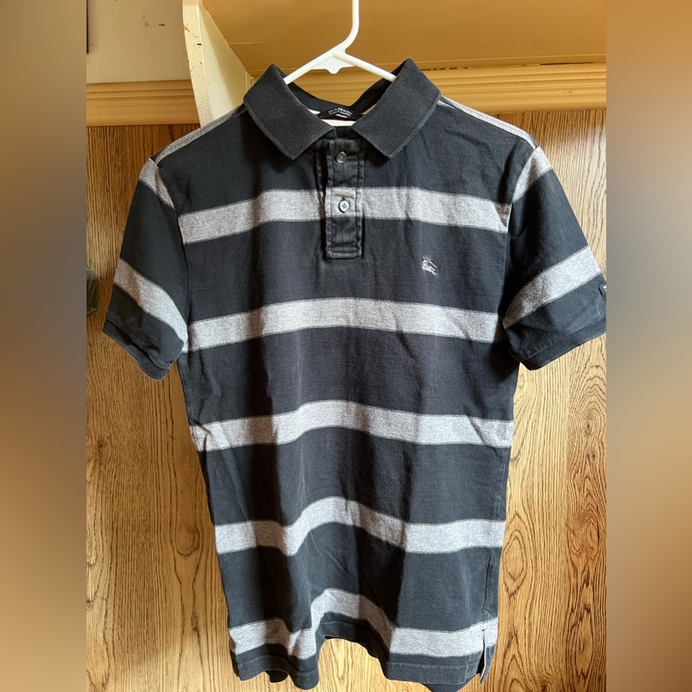 Burberry black label polo shirt